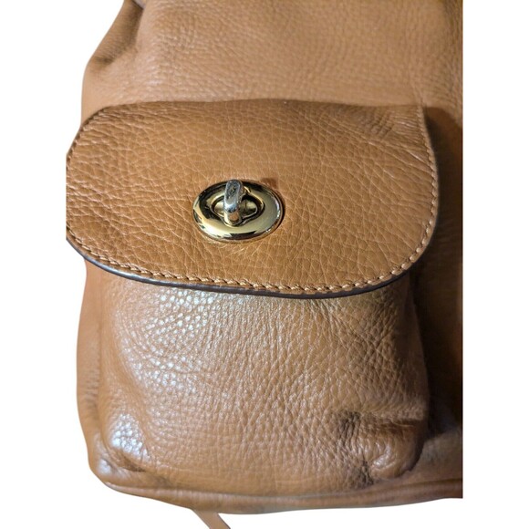COACH  F37410 Backpack Â· Daypack logo Leather main image 6
